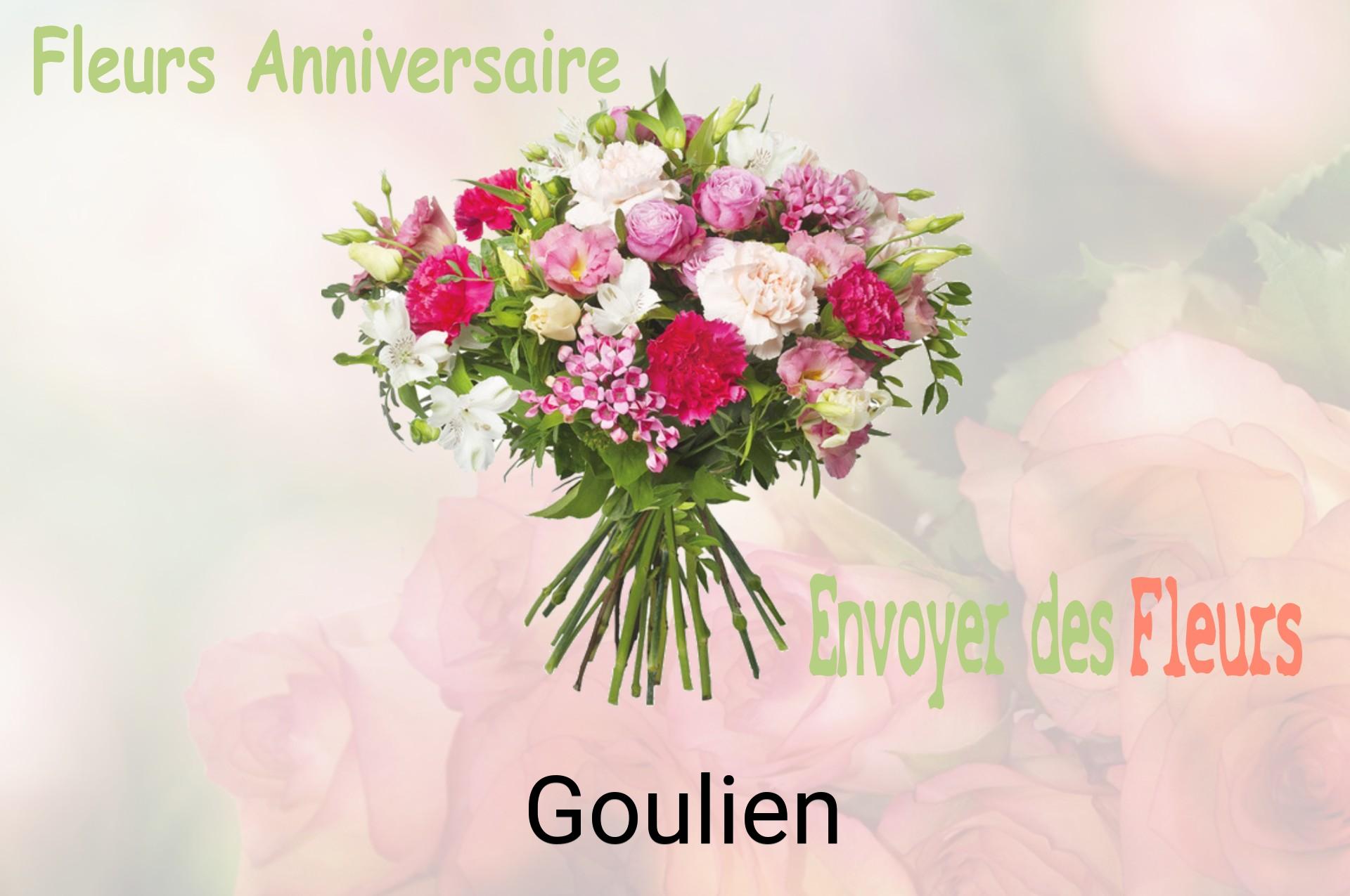 Bouquet de fleurs d’anniversaire livré à Goulien